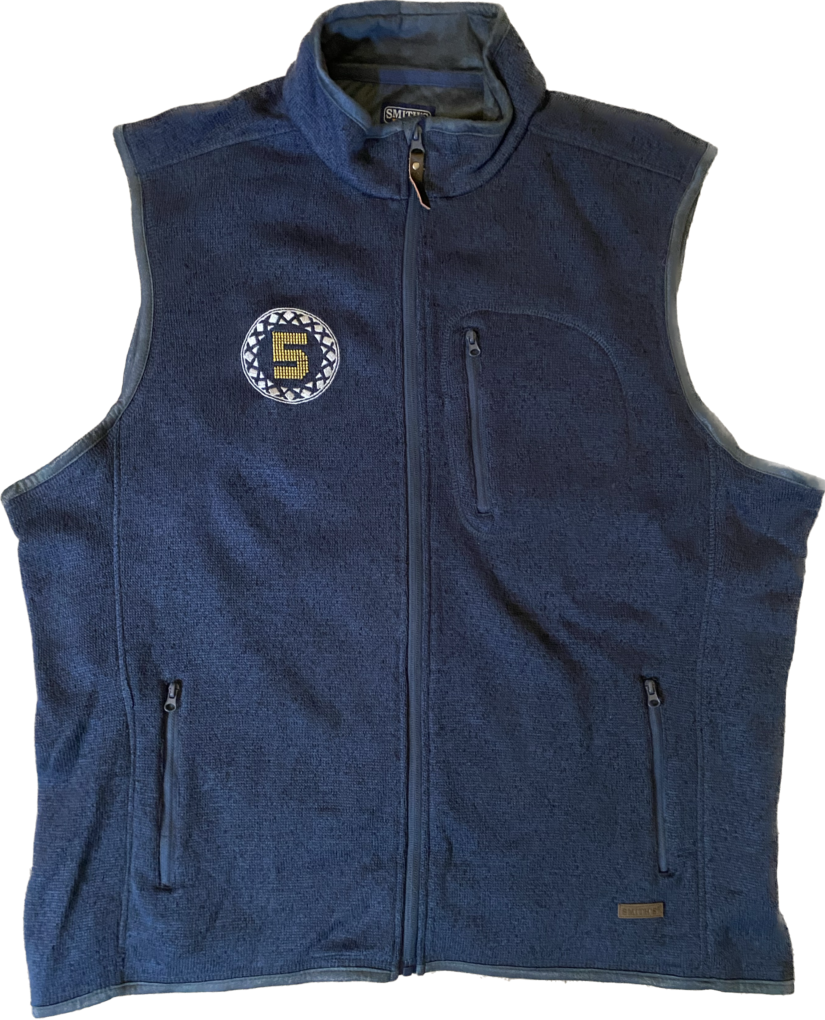 Full Zip Sweater Fleece Vest 5 Points Music 5 Points Music